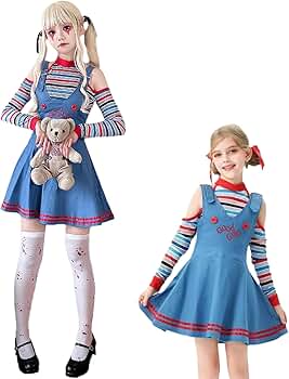 Beanie Kids ハロウィン人形 3体セットお洋服新品3点、 Amazon.co.jp: [luckylemon] サーカスクロウン衣装 チャッキー ホラー