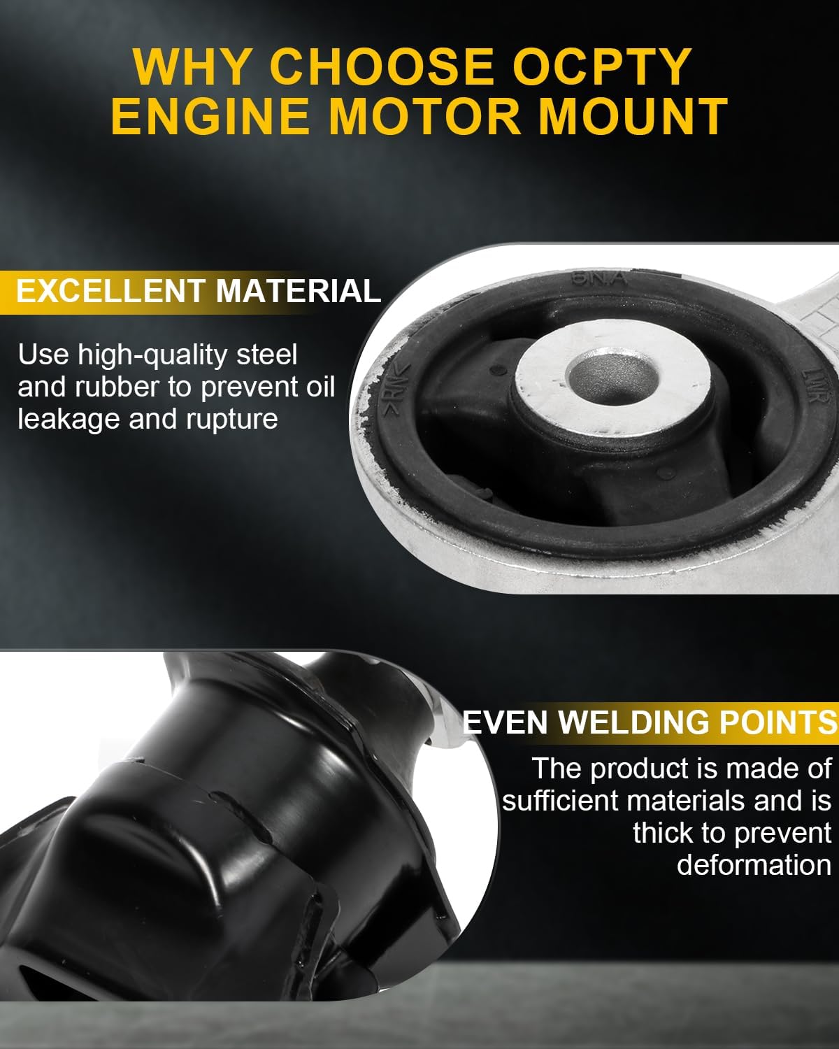 OCPTY Engine Motor and Transmission Mount and Torque Strut Mount Set Compatible for Honda Civic 2006 2007 2008 2009 2010 L4 1.8L # A4530 A4547 A4548 A4546 4PCS