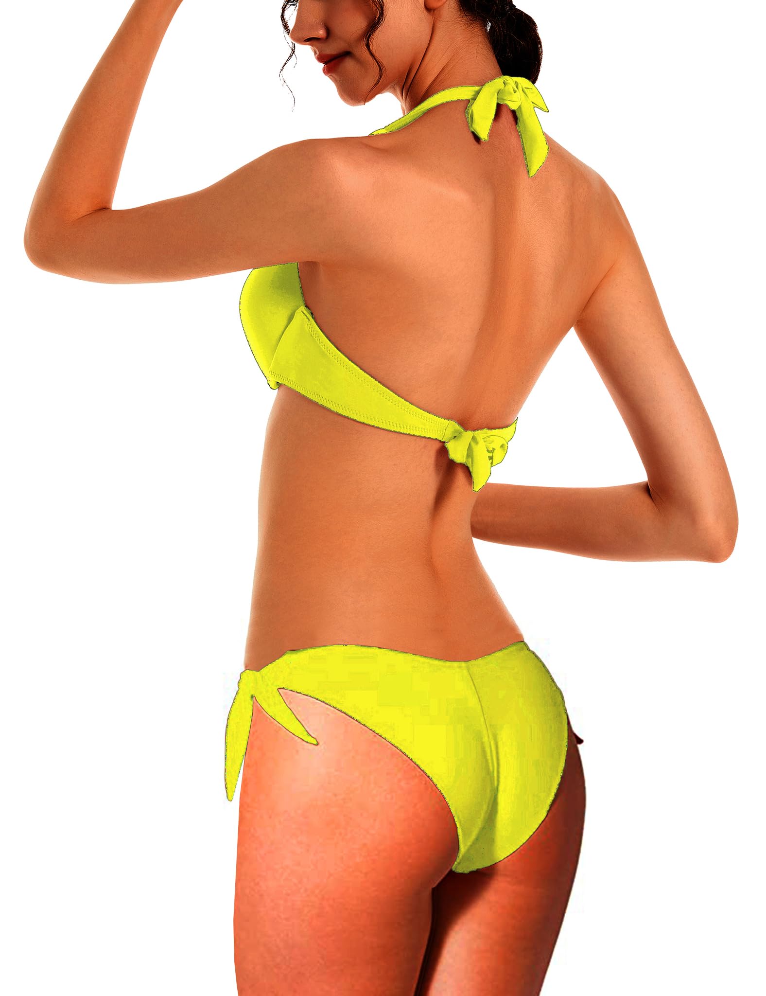 Donna Costume da Bagno Spingere Verso l'Alto Reggiseno Mare Due Pezzi Bikini Coordinati