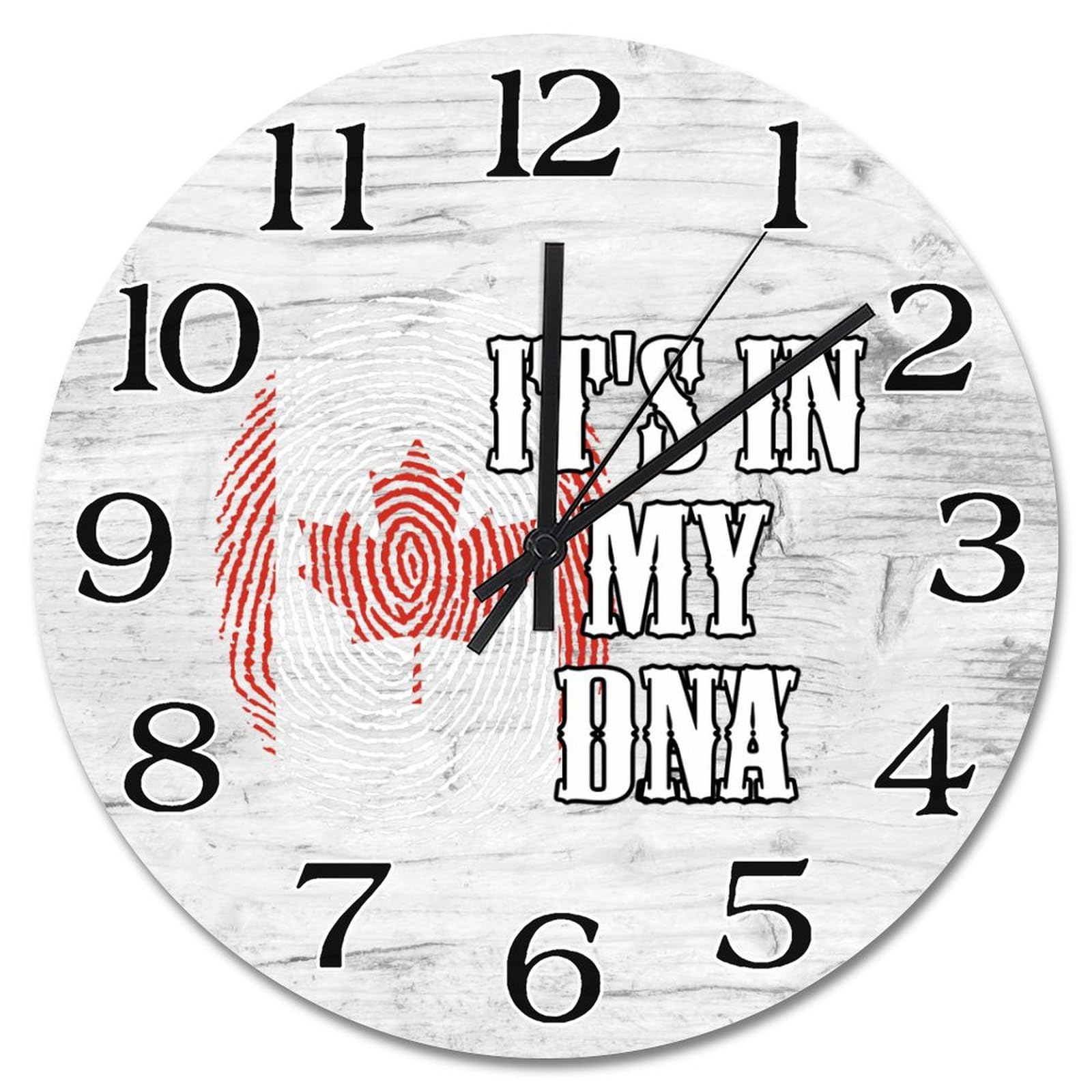 Horloge murale voyage Canada pour décoration de ferme chic