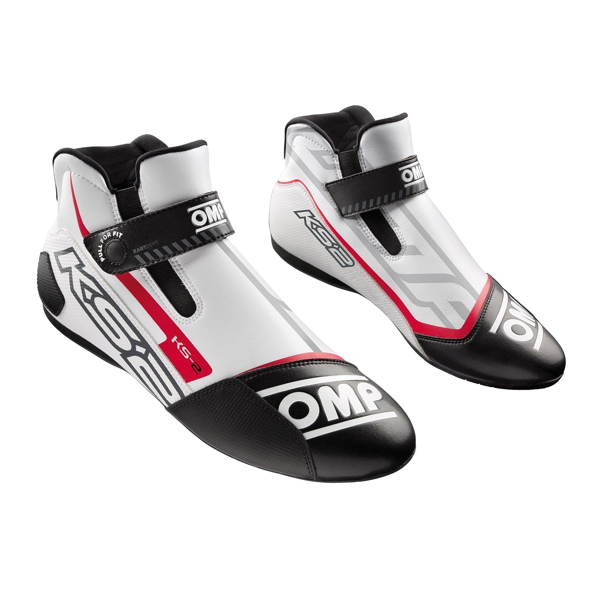 Bottes Omp KS-2 Blanc Taille 32 pour Éviter les Glissements sur les Pédales - 2