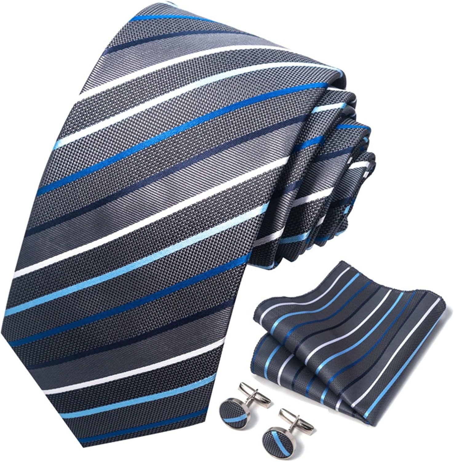 ネクタイ メンズ ビジネス メンズ ネクタイとポケットチーフ カフス ビジネス フォーマル ネクタイ セット 就活 結婚式 入学式