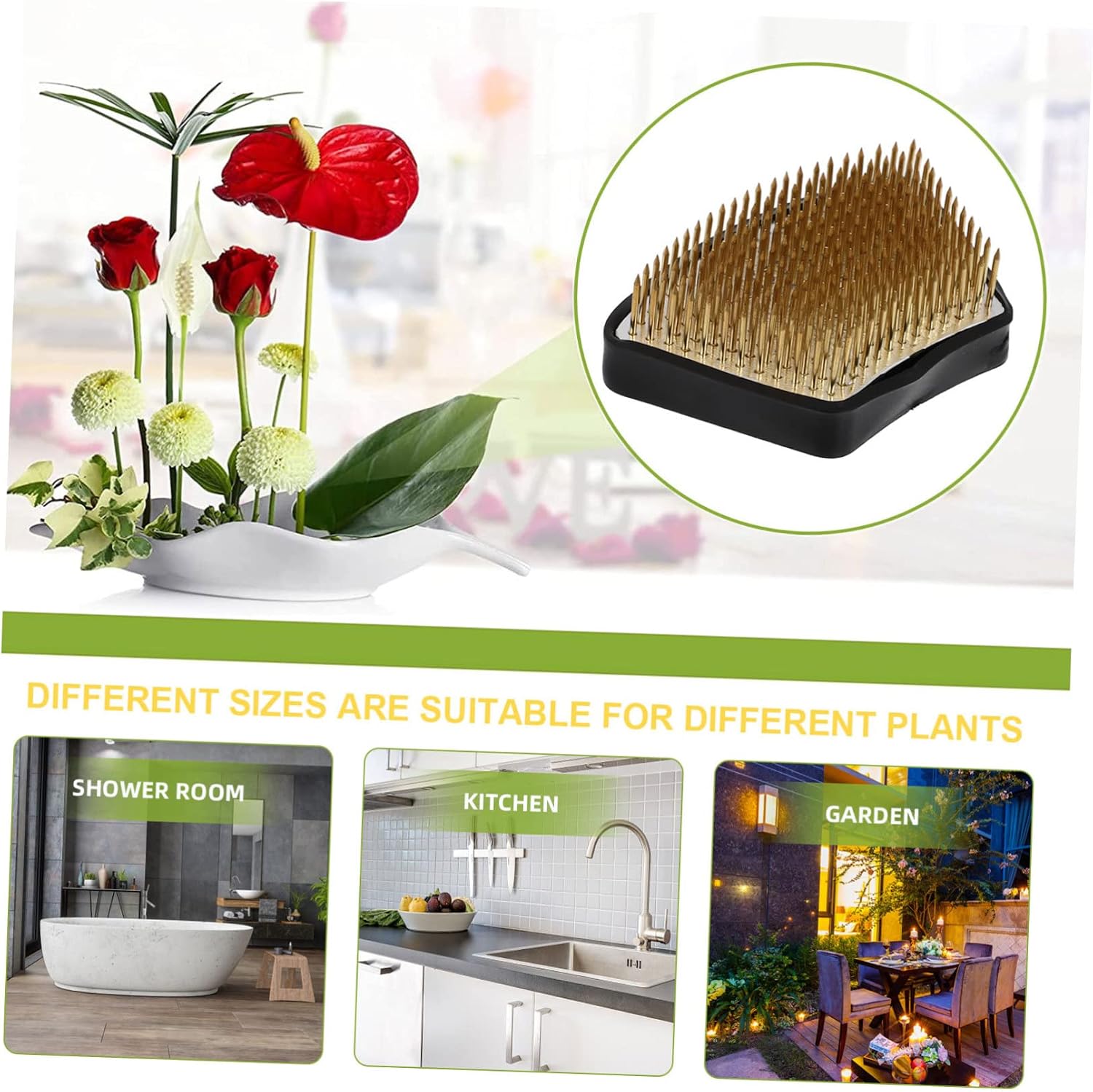 PLAFOPE Flower Arrangement Set Floral Fixation Holder for Professional and DIY Floral Arrangements