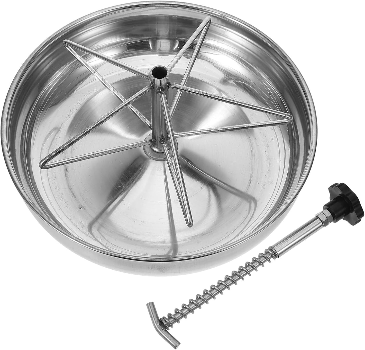 Livestock Feeder Stainless Steel Pig Feeder Mountable Farmhouse Trough