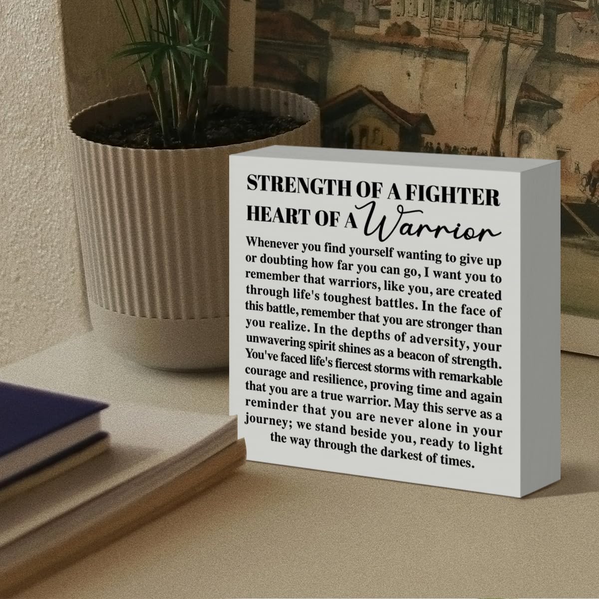 Encouragement Gifts for Women Men, Thinking of You Gifts for Him Her Friend Thoughtful Recovery Gifts for Warrior Breast Cancer Patients Survivor Chemo Gift - Image 4