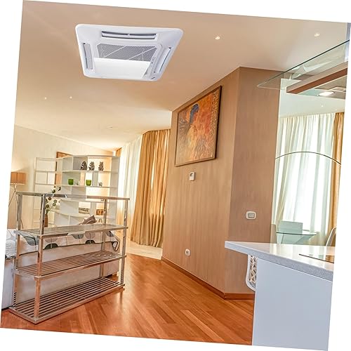 Miniatura 9 de Acondicionador de aire acondicionado deflector de aire acondicionado escudo 1 Unidades de aire acondicionado parabrisas blanco regulador cuadrado de