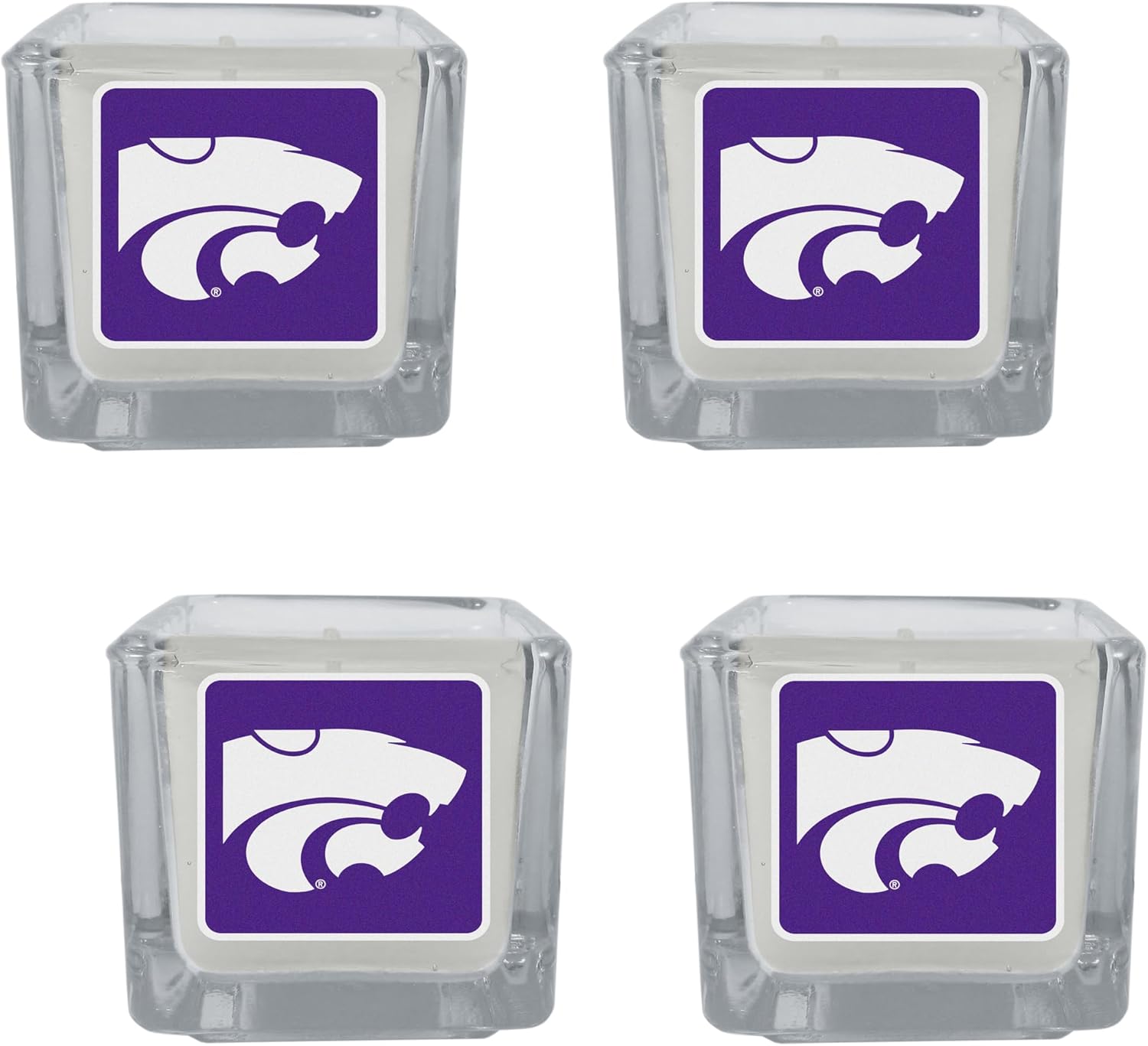 Siskiyou Sports NCAA Kansas State Wildcats Scented Candles, 4 pk One Size, Team Colors