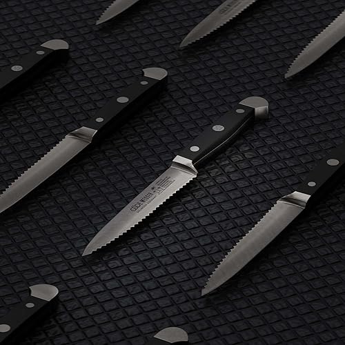 Miniatura 4 de Güde Alpha Series - Cuchillo de tomate de 5 pulgadas - Acero endurecido con hielo - Forjado a manoafilado - Fabricado en Solingen, Alemania desde