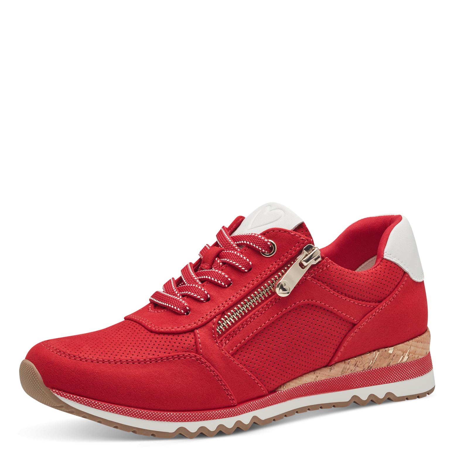 MARCO TOZZI Women's 2-23781-41 Sneaker, Cherry Comb, 5