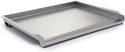 GrillPro 91655 Stainless 12-1/4-Inch by 18-Inch Professional Griddle