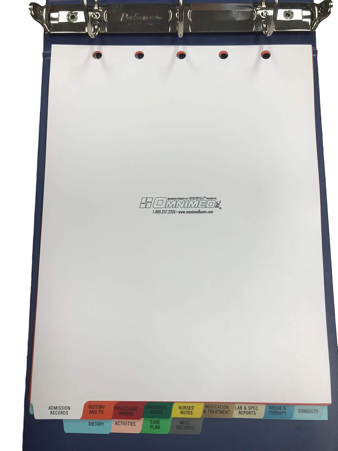 Medical Chart Index Dividers (14 Tab Top Open (Long-Term Care Set)