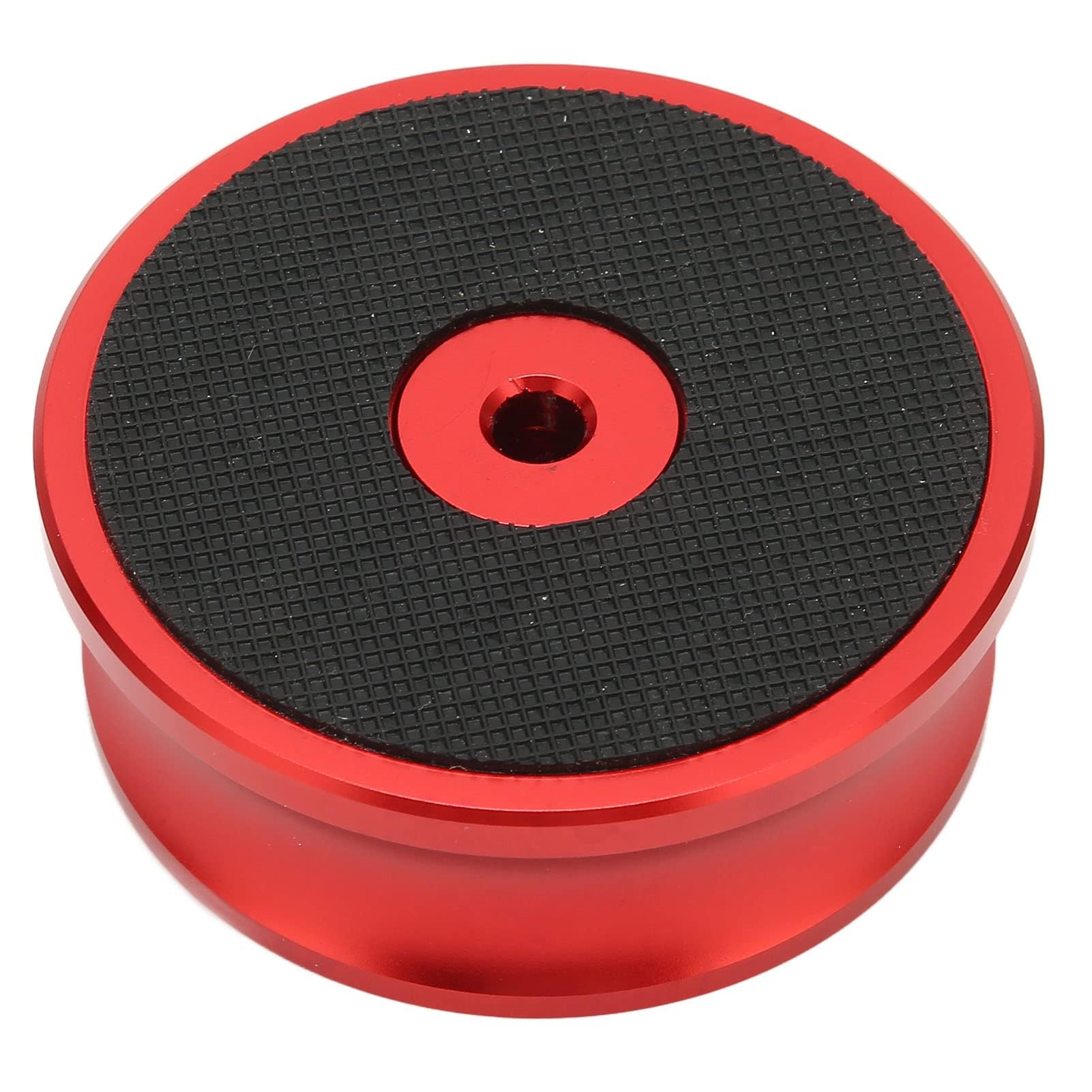 Estabilizador de Peso de Registro de Abrazadera de Registro, Estabilizador de Disco de Tocadiscos de Vinilo LP para Amortiguación de Vibraciones, Abrazadera de Peso de Registro Profesional(Rojo)