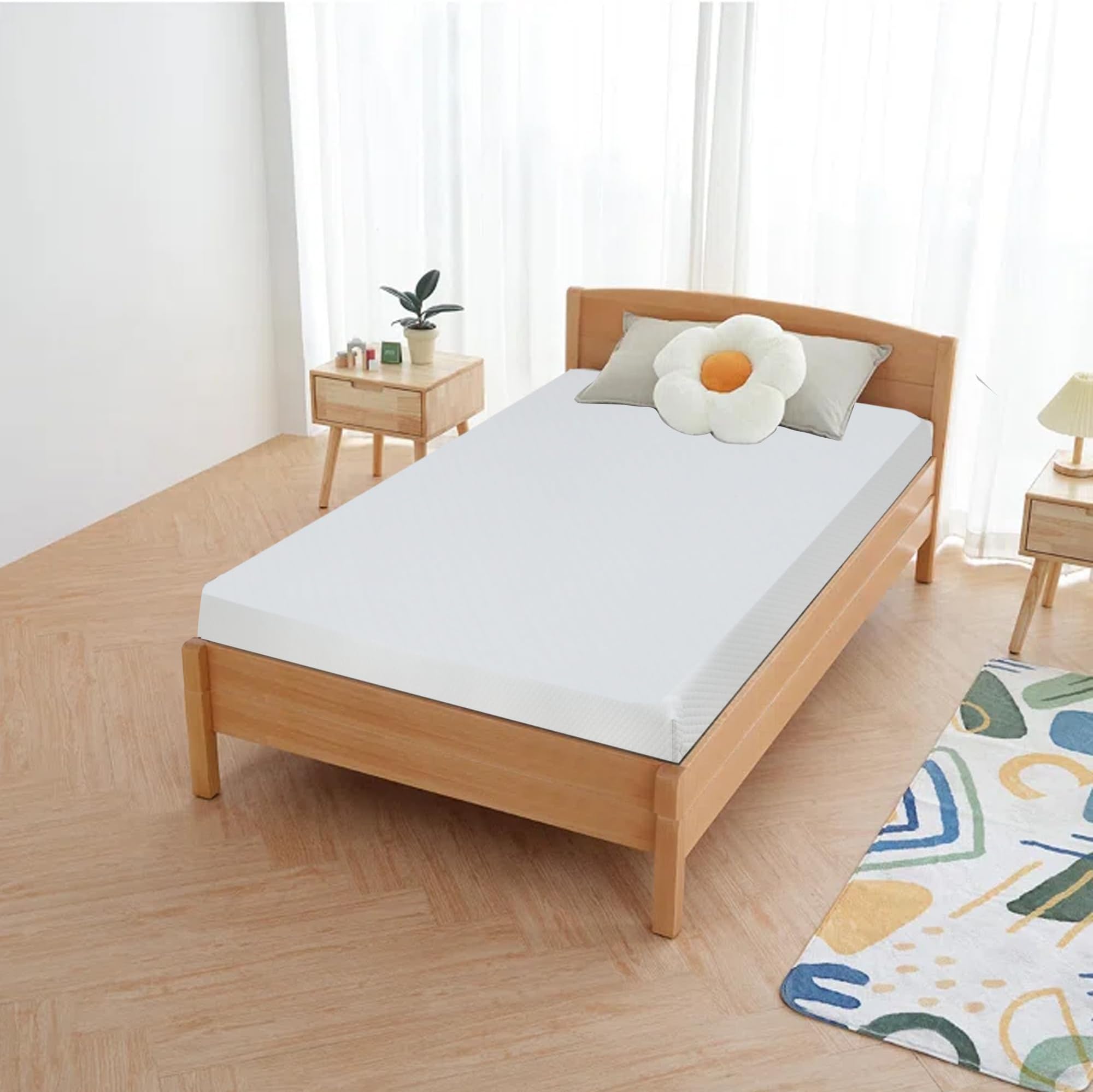 5 Inch Twin Mattresses,Twin Gel Memory Foam Mattress,Twin Size Mattress for Comfortable Sleep and Pressure Relief,Medium Firm Mattresses CertiPUR-US Certified/Bed-in-a-Box