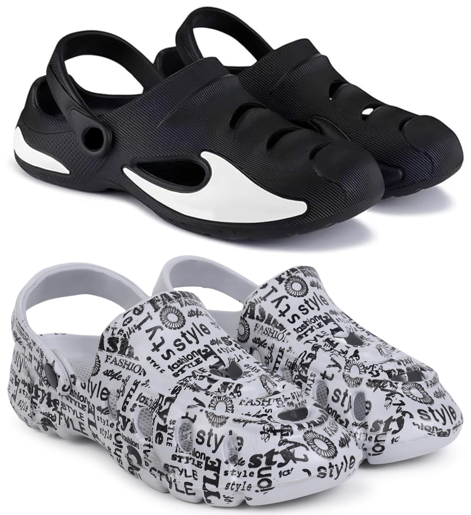 pampy angel Combo Pack of 2 Slipper/Flip Flops/Slides/Clogs/Sandals for Men (Clog-700 Vs Cl-Style)-picture-34