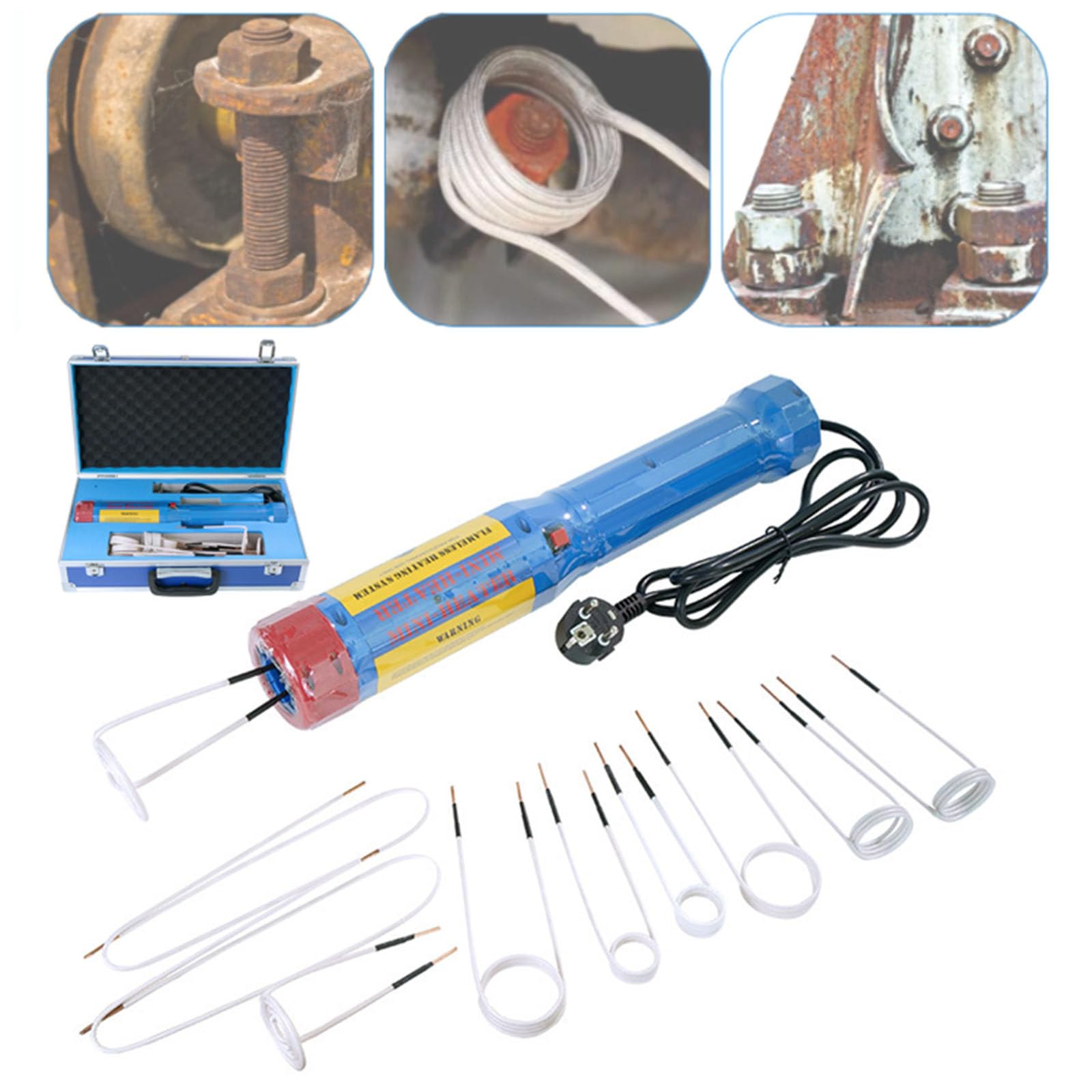 Aquecedor Indução Pakowin 1200W - Remoção Parafusos Enferrujados 110V