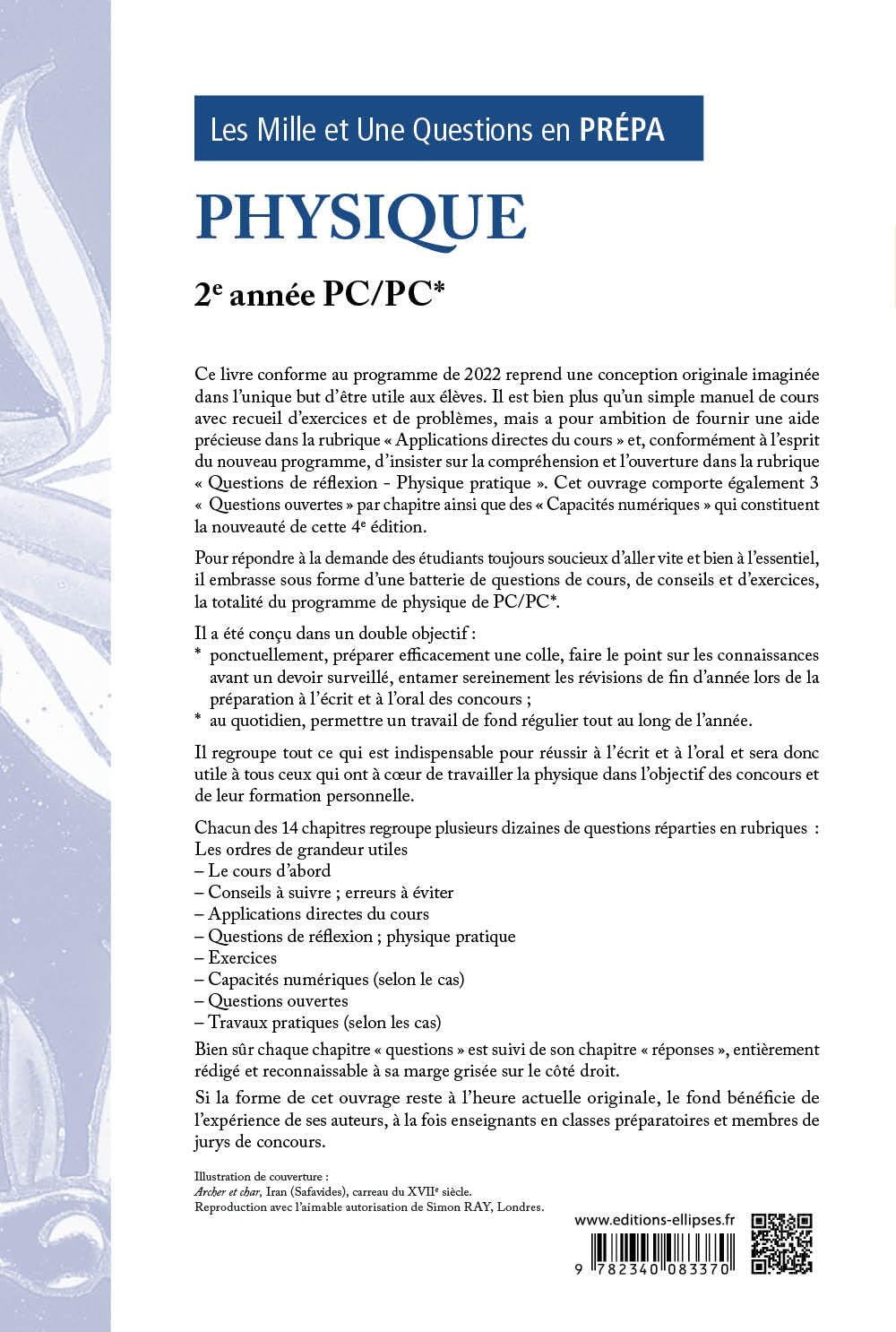 Physique 2e année PC/PC*