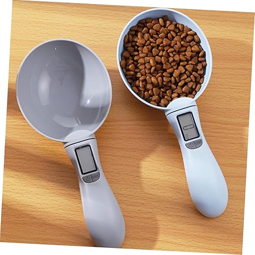 Miniatura 2 de MARMERDO Cuchara de pesaje de comida para perros Taza de medición digital de alimentos para mascotas Tazas medidoras de alimentos para mascotas