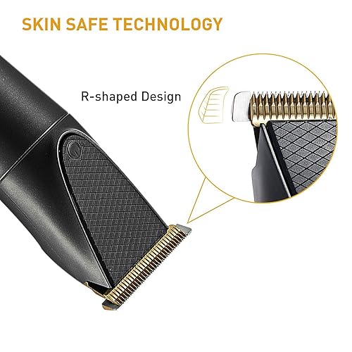 Miniatura 2 de F.Lashes Cortadora de pelo profesional inalámbrica para hombres, kit de corte de pelo recargable de bajo ruido para el hogar, para hombres, niños y