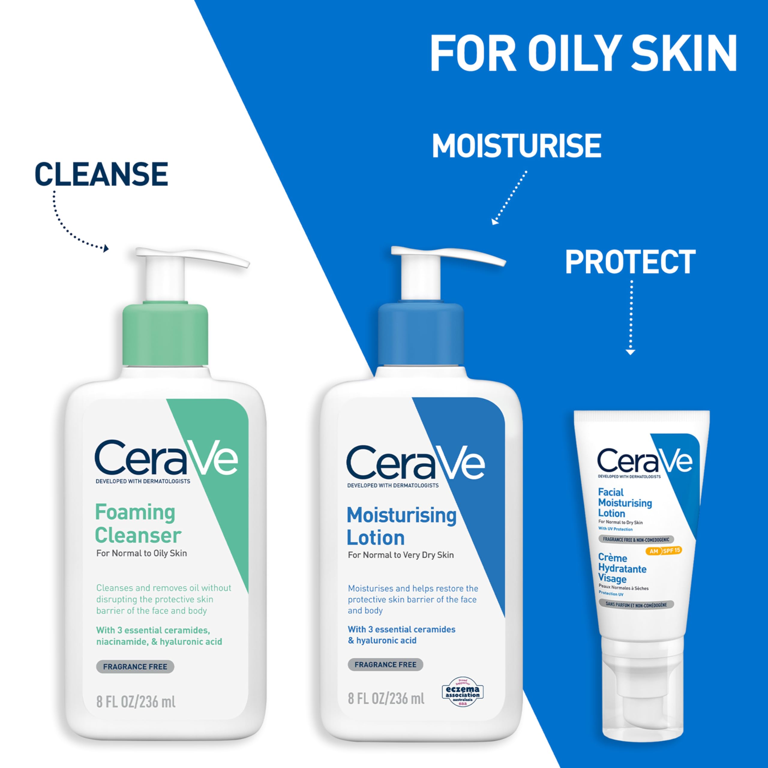 CeraVe Foaming Cleanser for Normal to Oily Skin with Niacinamide and 3 Essential Ceramides — view 9