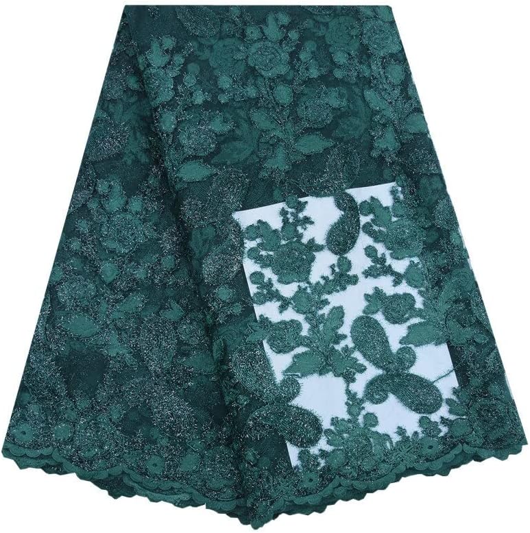 Miniatura 3 de SELCRAFT1 - Vestido de novia blanco de tul suizo en Suiza diseño de malla francesa tela de encaje bordada tela de encaje de tul africano para novia