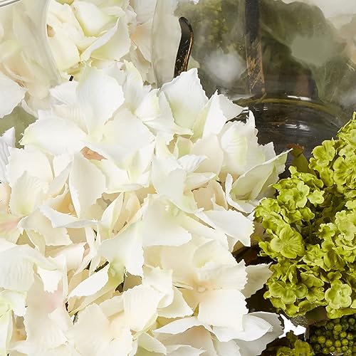 Miniatura 6 de Nearly Natural Snowball Hydrangea Triple Candelabrum