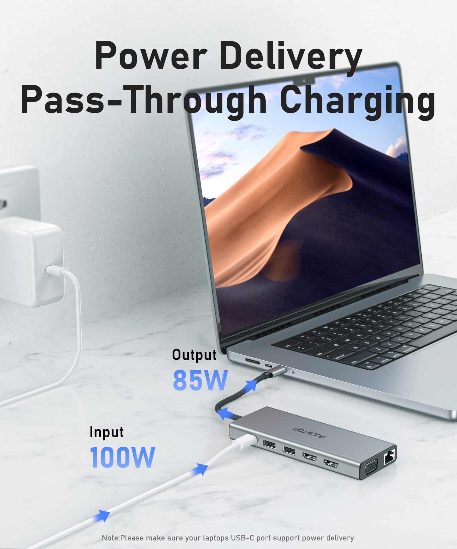 Amazon.com: PULWTOP 14 in 1 Laptop Docking Station USB C Docking