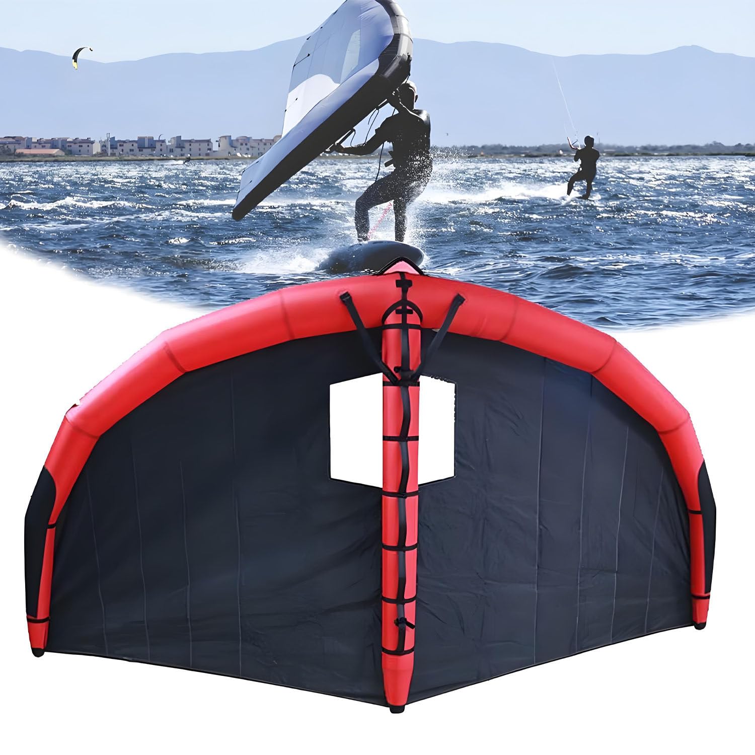 GLBMXDD Foldable Water Sports Wind Wing, 5m Inflatable Surf Kite