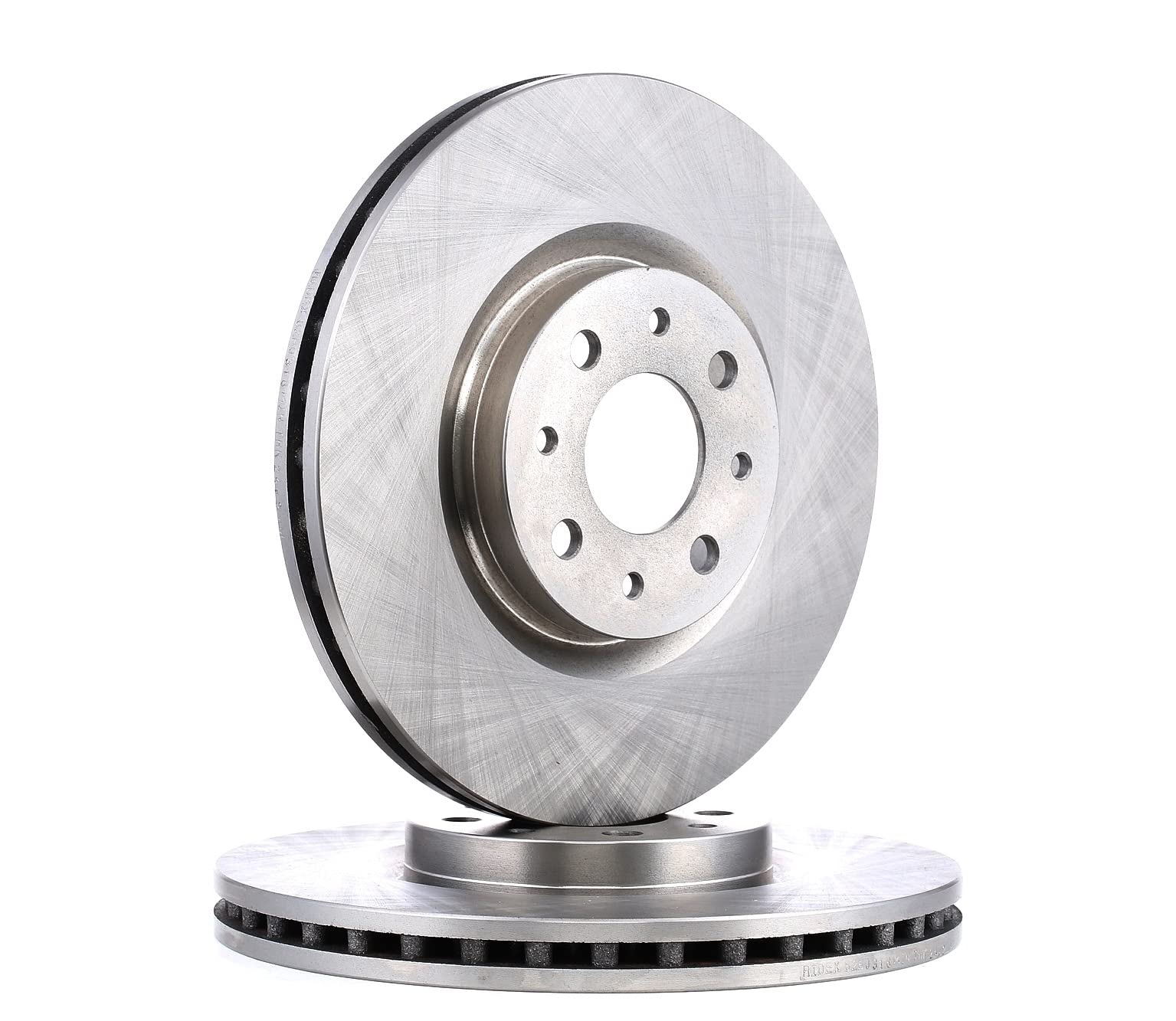 RIDEX 82B0318 2x Disco freno Anteriore senza viti/bulloni Compatibilità con FIAT 500 312
