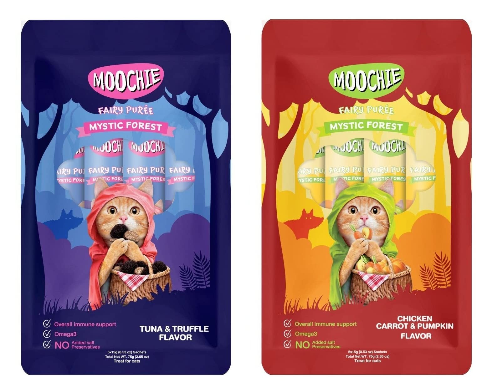 Moochie Cat Creamy Treat (Tuna Truffle and Chicken,Carrot,Pumpkin) (B0BRBJ861D) Amazon Price History, Amazon Price Tracker