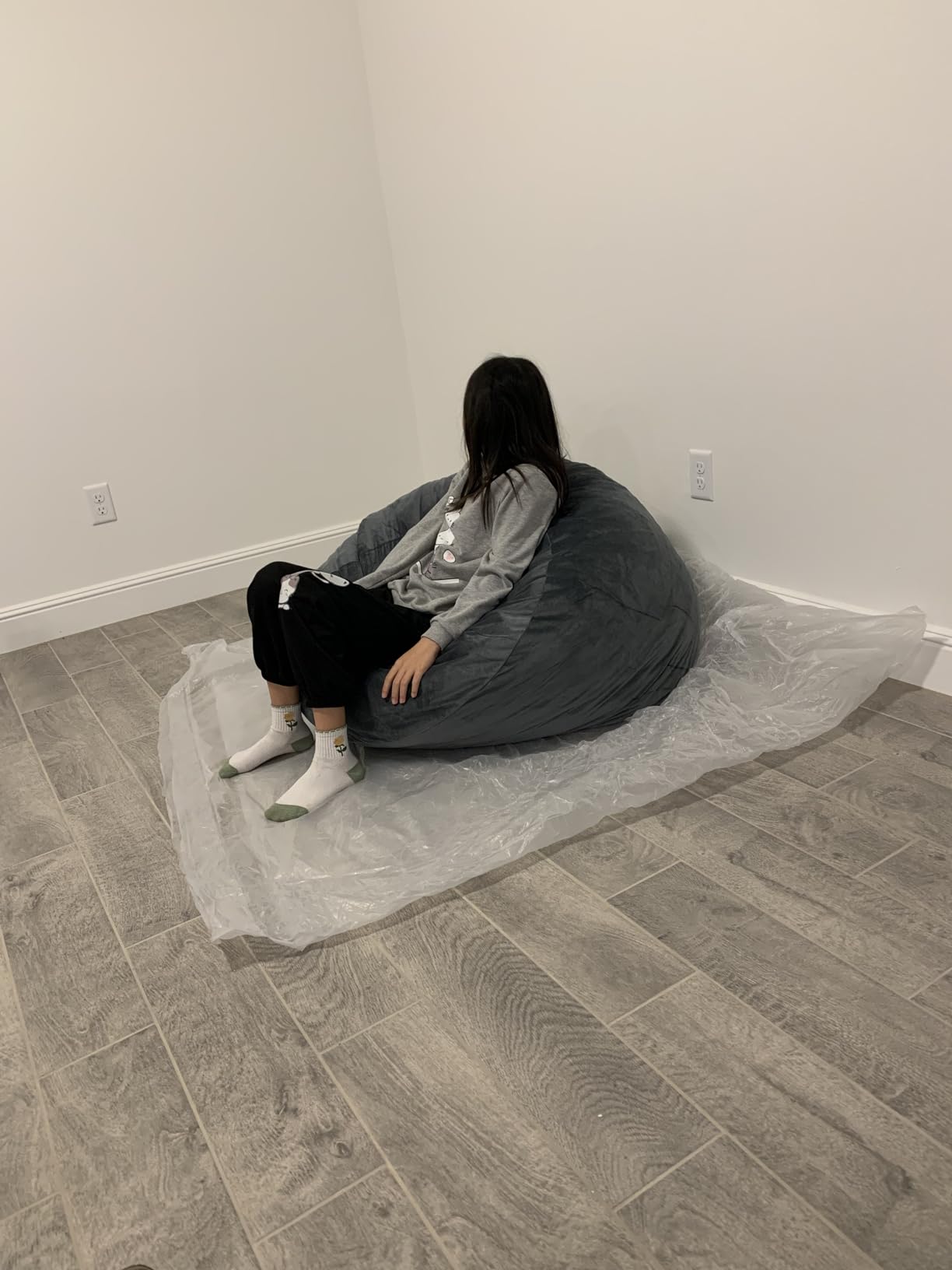 Bean Bag Chairs for Adults - Memory Foam Furniture BeanBag Chair - Kids/Teens Sofa with Soft Micro Fiber Cover photo review