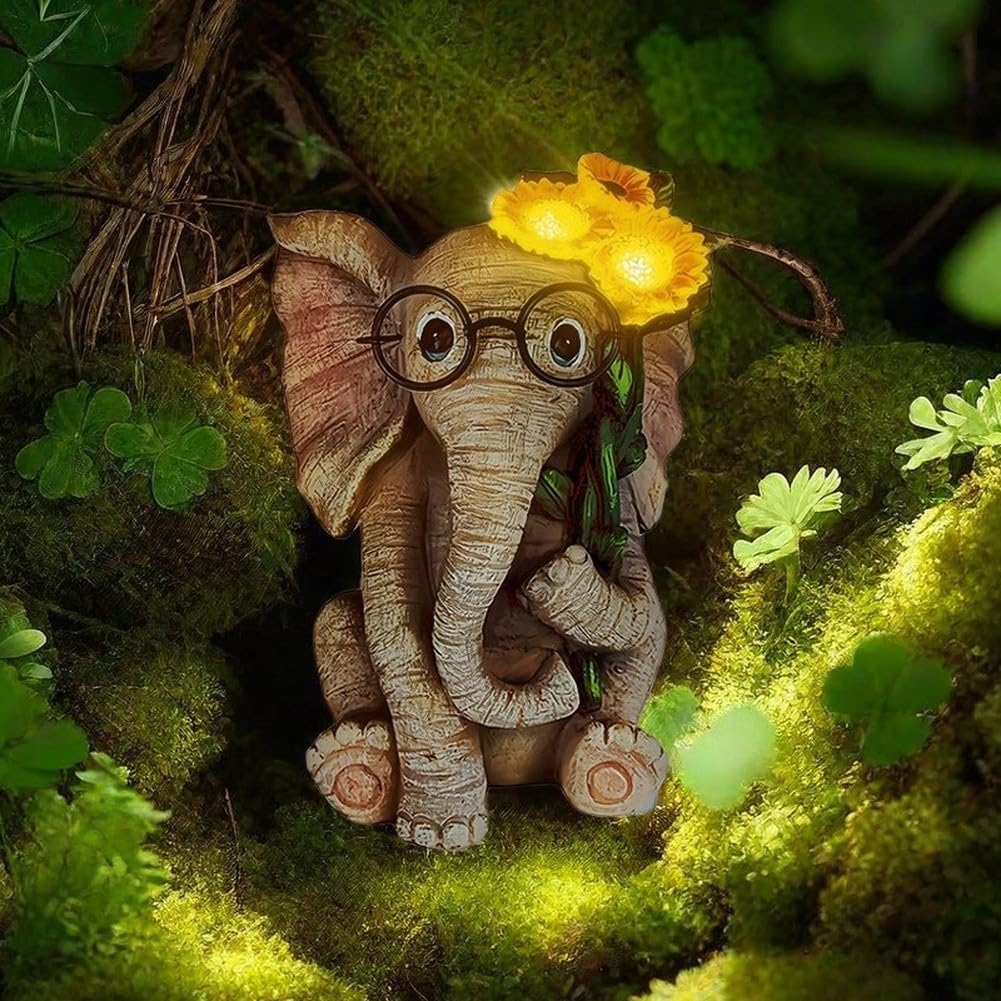 per decorazione Cortile Elefante Resina Meteo per decorazione