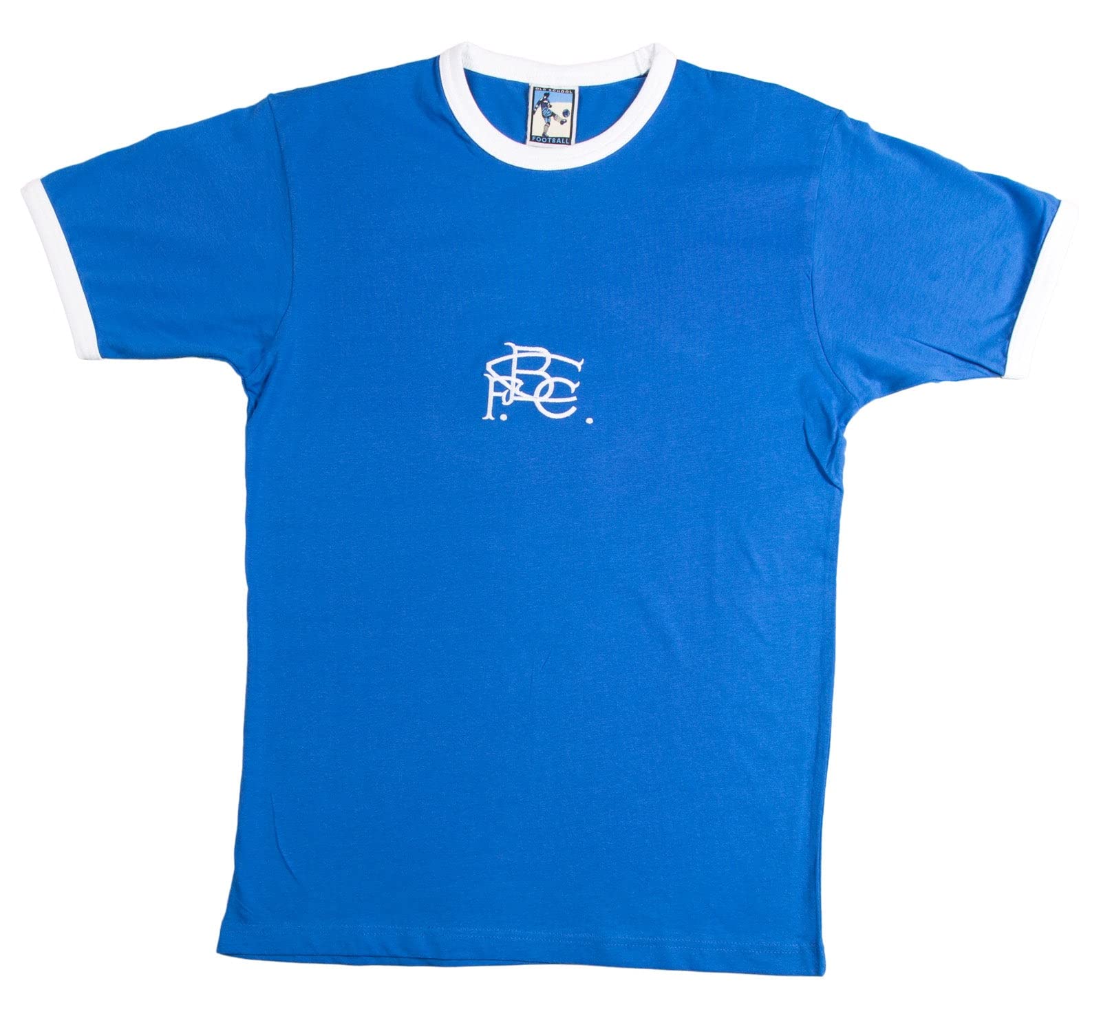 Old School FootballBirmingham 1970s Retro Football T Shirt Embroidered Logo