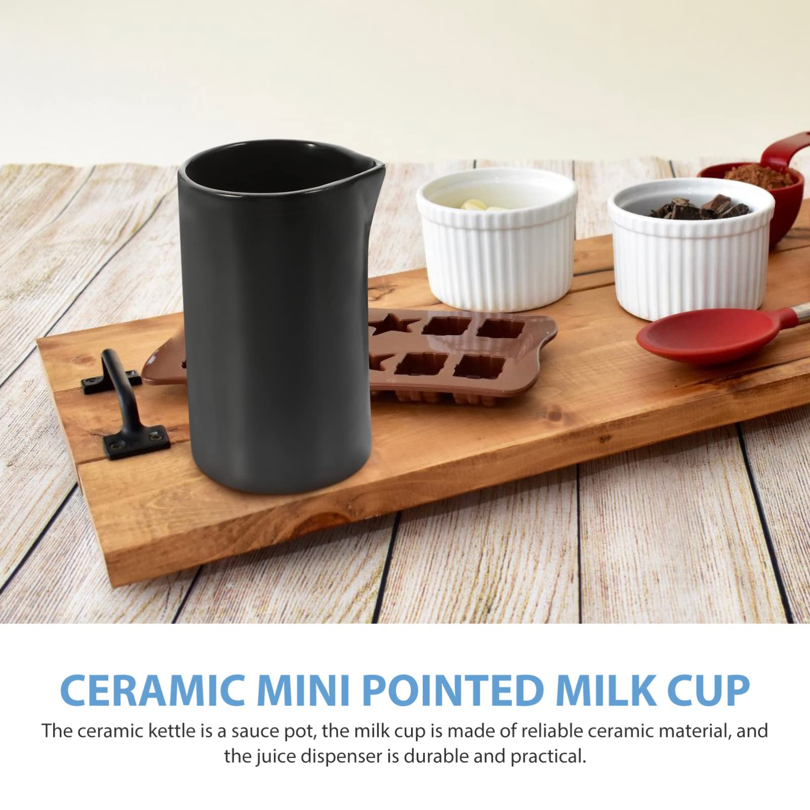 MRKU Pot à Lait, saucière, Verre à Eau, pichet, crémier, Distributeur de café, sucrier, Pots en céramique