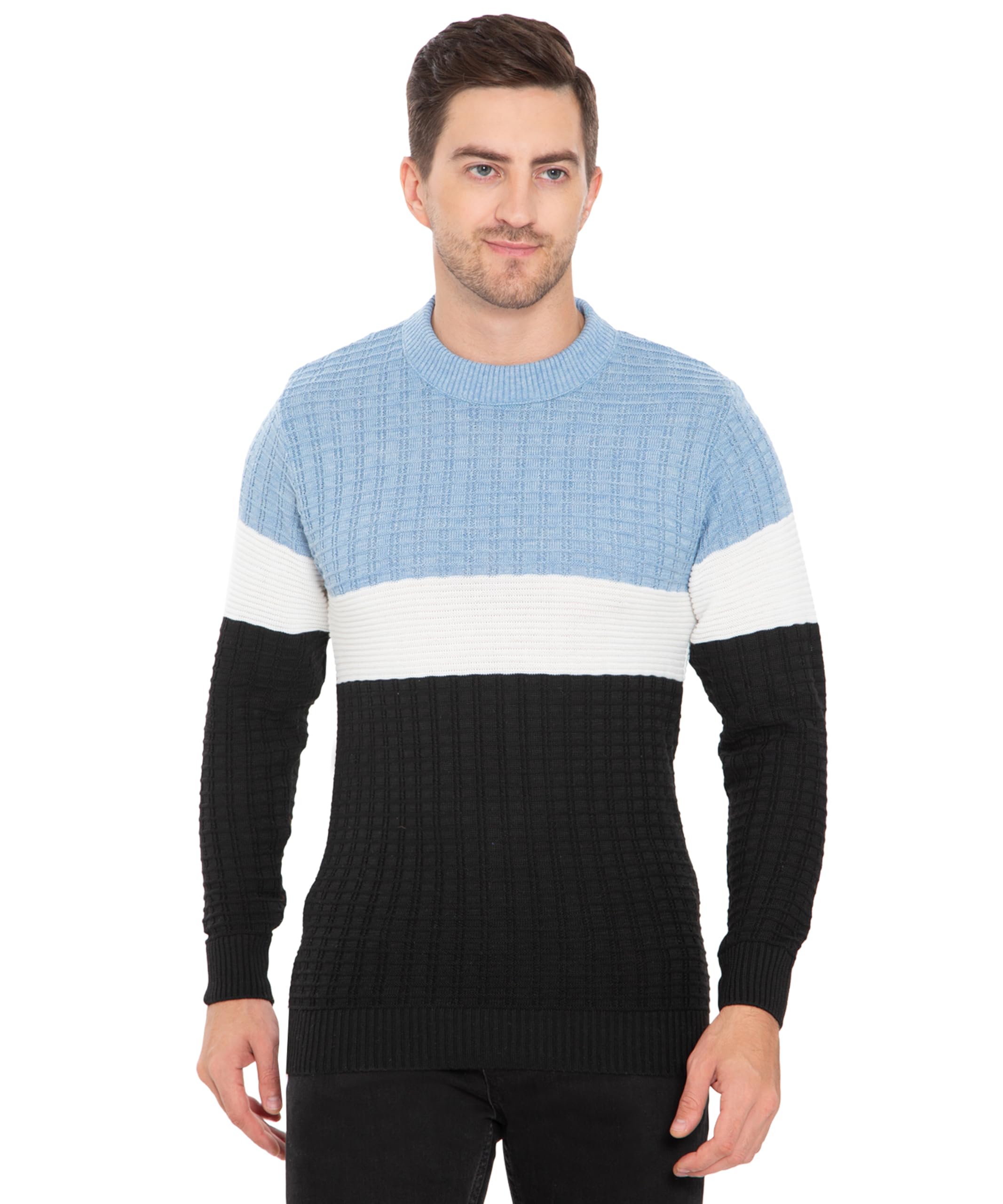 matelco Mens Crew Neck Full Sleeves Pullover Sweater-picture-36