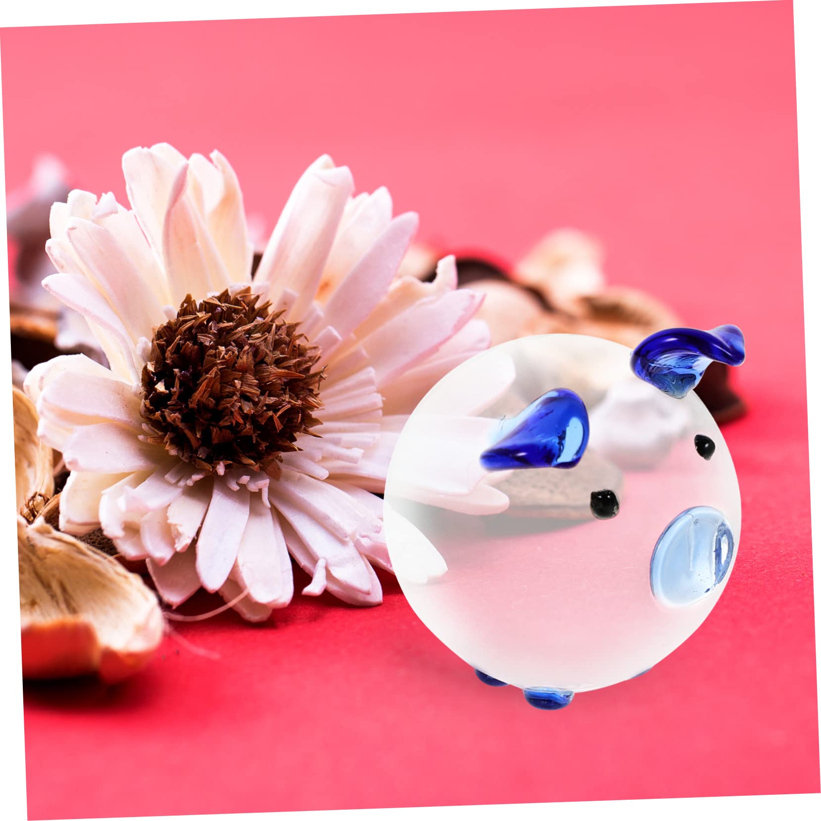 Amazon.co.jp: HOMOCONO クリスタルガラス製 豚の置物 ガラス動物