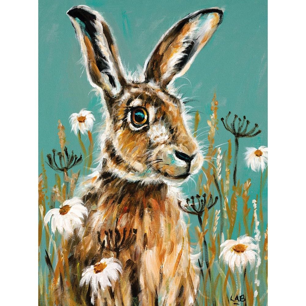 The Art Group Louise Brown (Watching) Canvas 40x50cm - Acrylic & Oil Painting - Animal Art