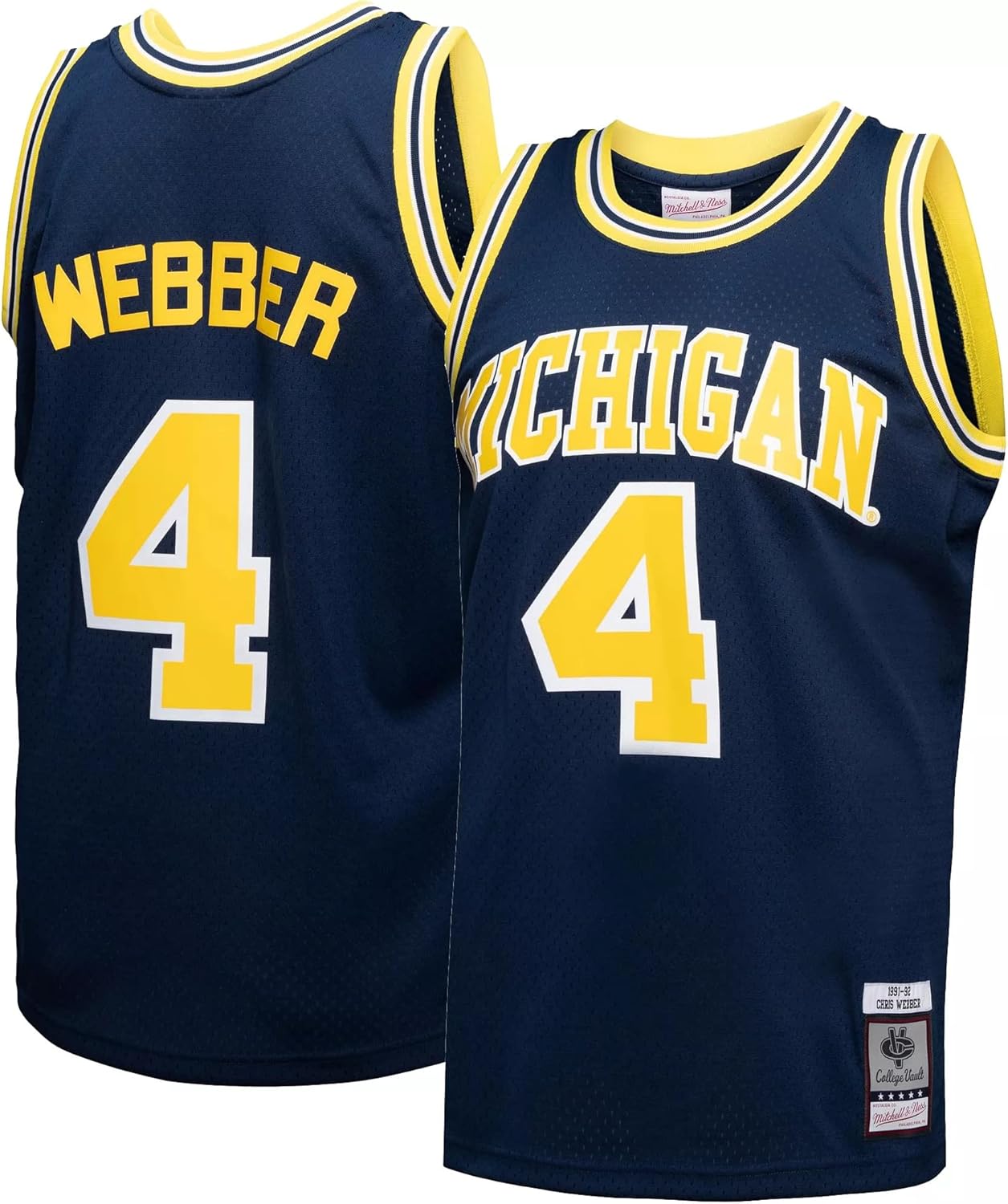 Youth Chris Webber Michigan Wolverines Road 1991 Swingman Jersey