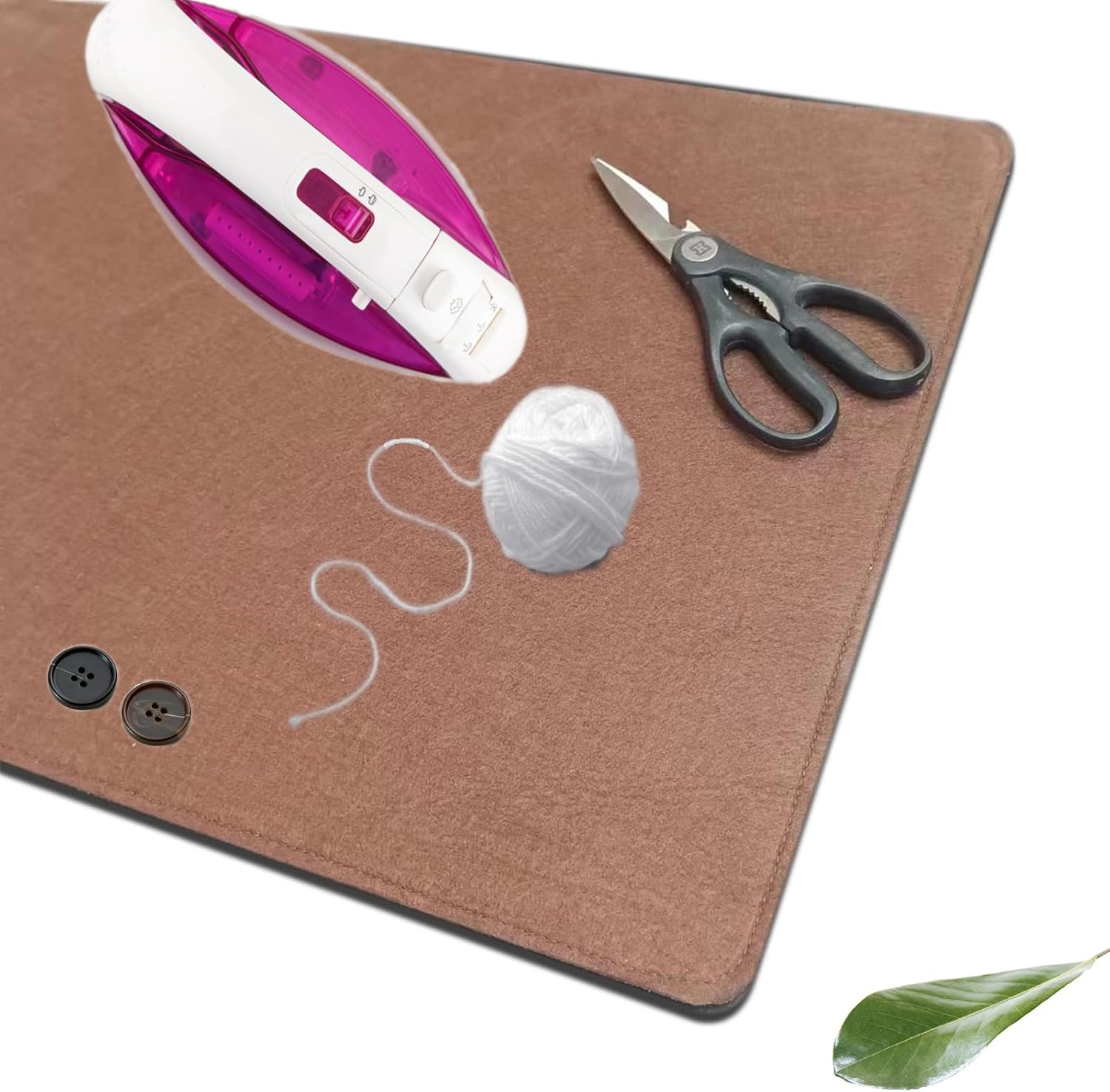 Wool Blend Pressing Pad Iron Board Cover Extra Padding Ironing & Steaming Felt Mat Blanket for Quilting, Sewing and Its Supplies