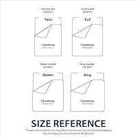 Vista 6 de Cathay Home Edredón alternativo de plumón de microfibra suave de lujo para todas las estaciones, relleno doble, blanco, edredón de cama de 1 pieza