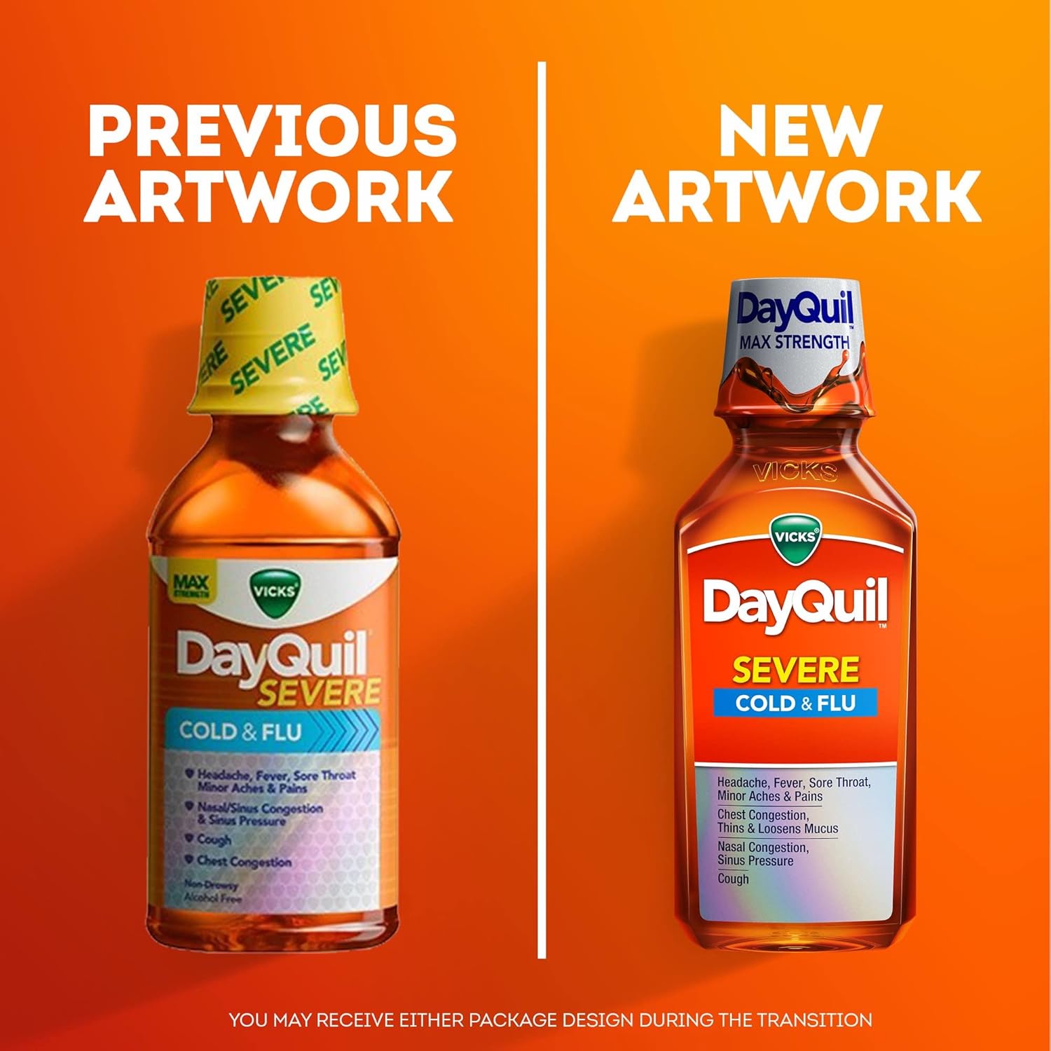 Vicks DayQuil Non-Drowsy Cough Suppressant 12 oz (Pack of 6)