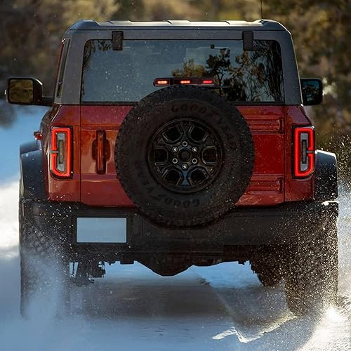 Miniatura 7 de Kit de luz trasera de barra de luz de montaje alto para Ford Bronco 2021 2022 2023 3ª tercera luz de freno LED, accesorios Bronco