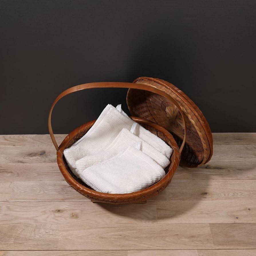 Amazon｜今治タオル認定 花椿の生成り 染料不使用＆無漂白、人と