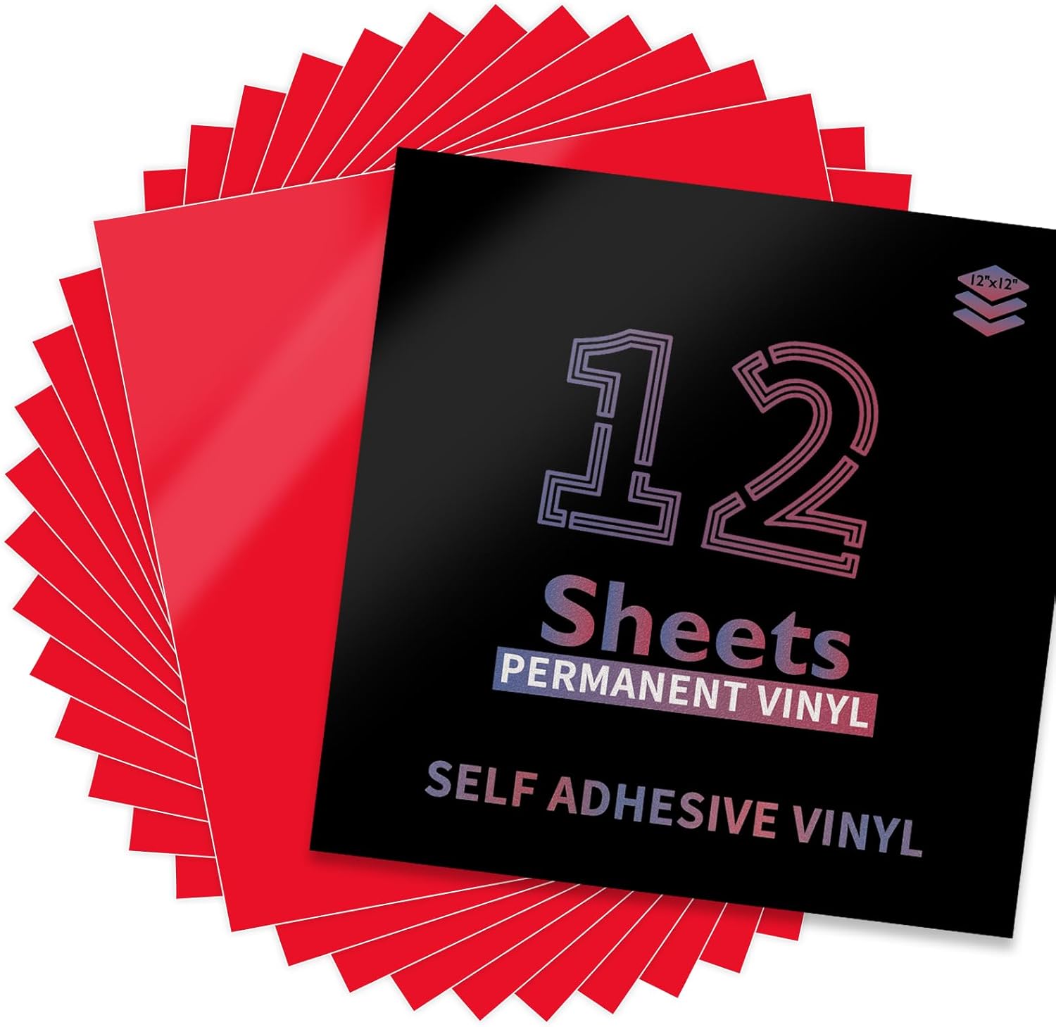 Lya Vinyl 68 Pack Permanent Vinyl, Self Adhesive Vinyl Sheets for Cutting Machine, Permanent Outdoor Sheets for Party Decoration, Sticker, DIY Mug, Car Decal