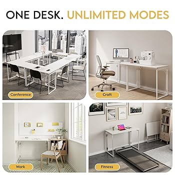 Amazon.com: alawooder Folding Desk 40 Inch - Small Foldable