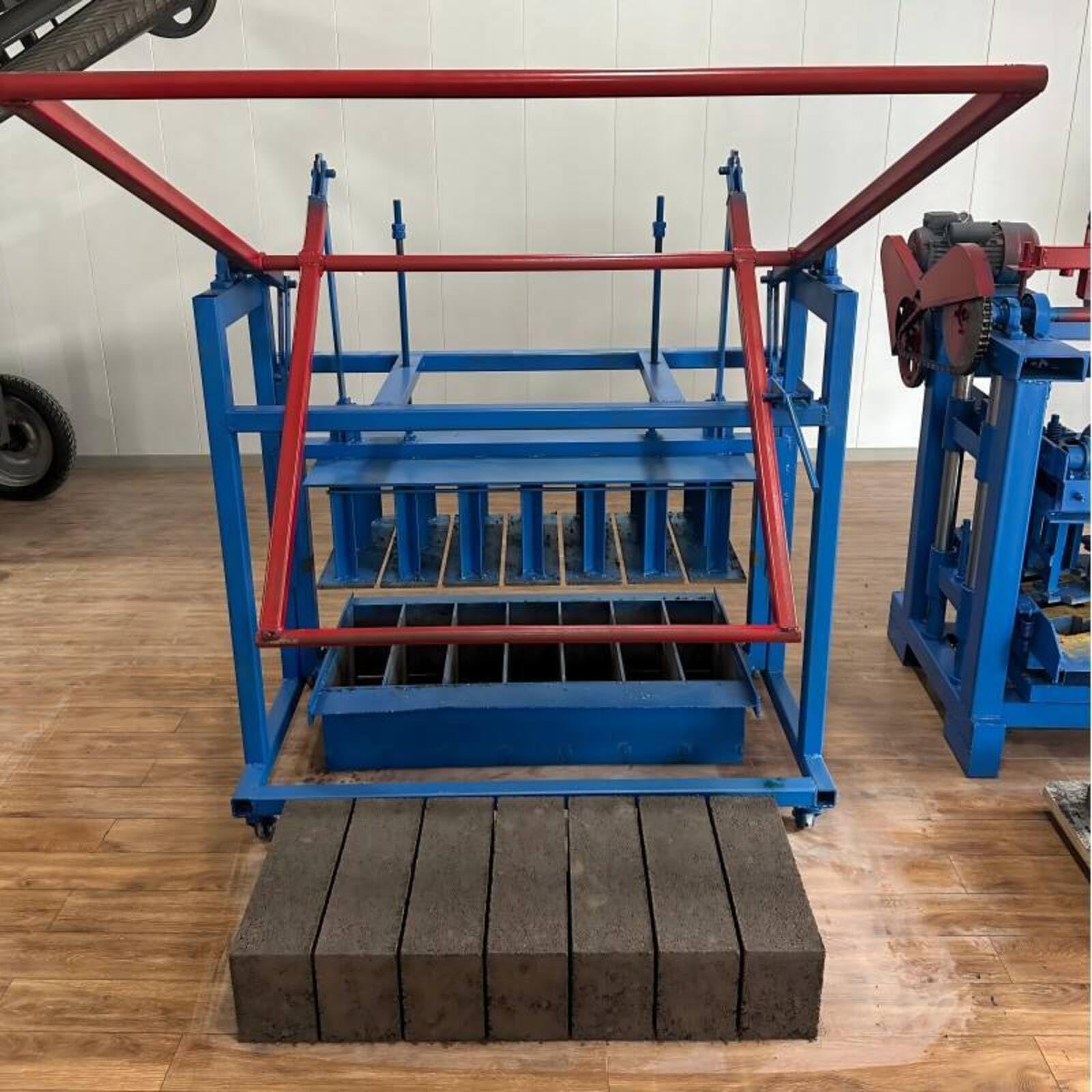 Unidad de máquina para fabricar bloques de hormigón, dispositivo estable de producción de ladrillos para varios tipos de bloques de hormigón, práctica herramienta de producción para materiales de