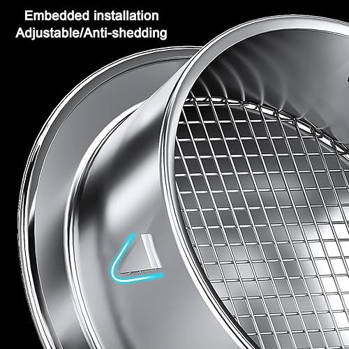 Miniatura 8 de Tapón de chimenea de acero inoxidable 304, cubierta de ventilación redonda, cubierta protectora de tubería de combustión, tapa de extremo de tubo de