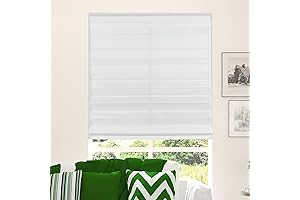 CALYX INTERIORS Fabric Roman Shade: 22 Inch Blind Elegance