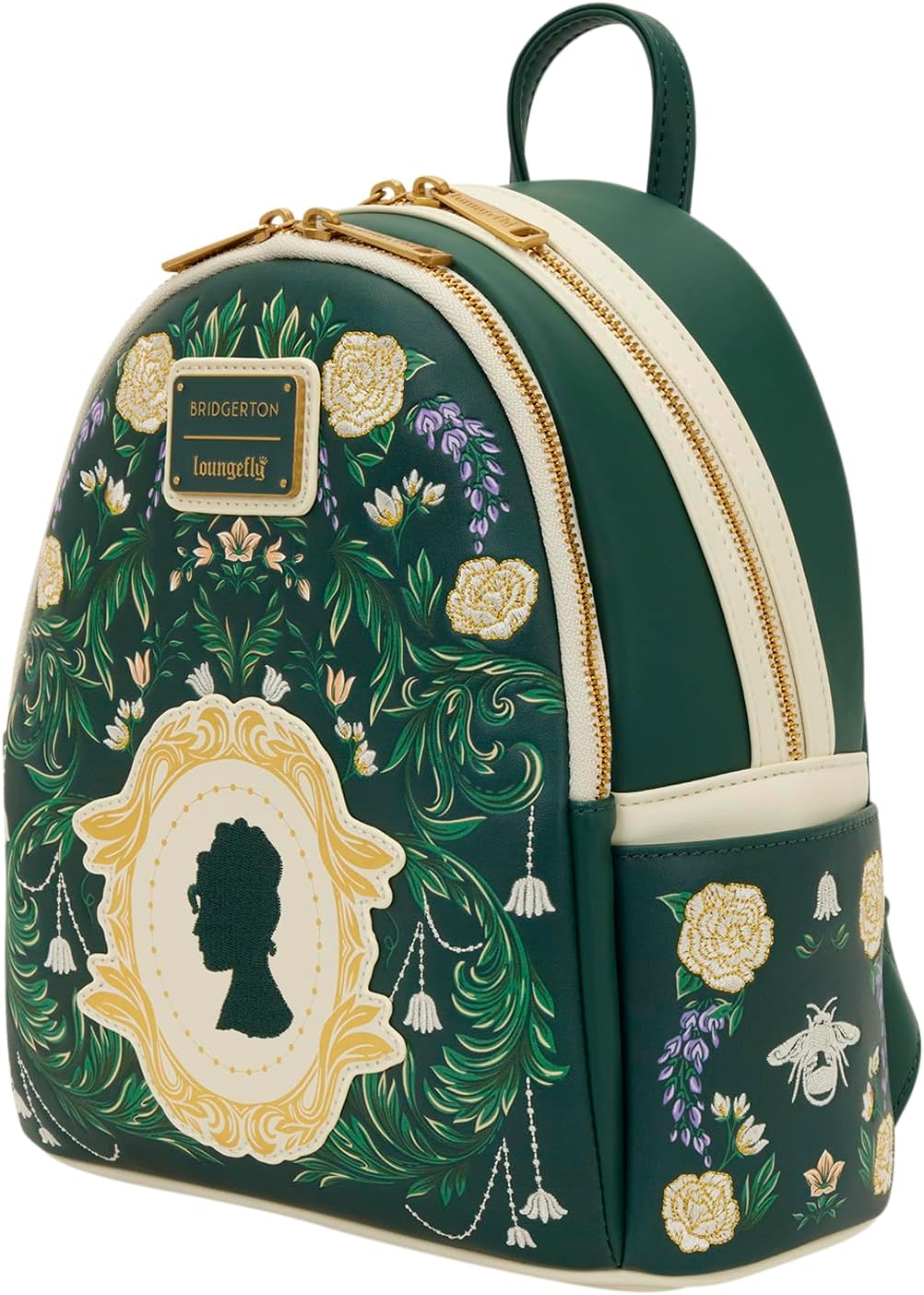 Loungefly Bridgerton Silhouette Floral Mini Backpack