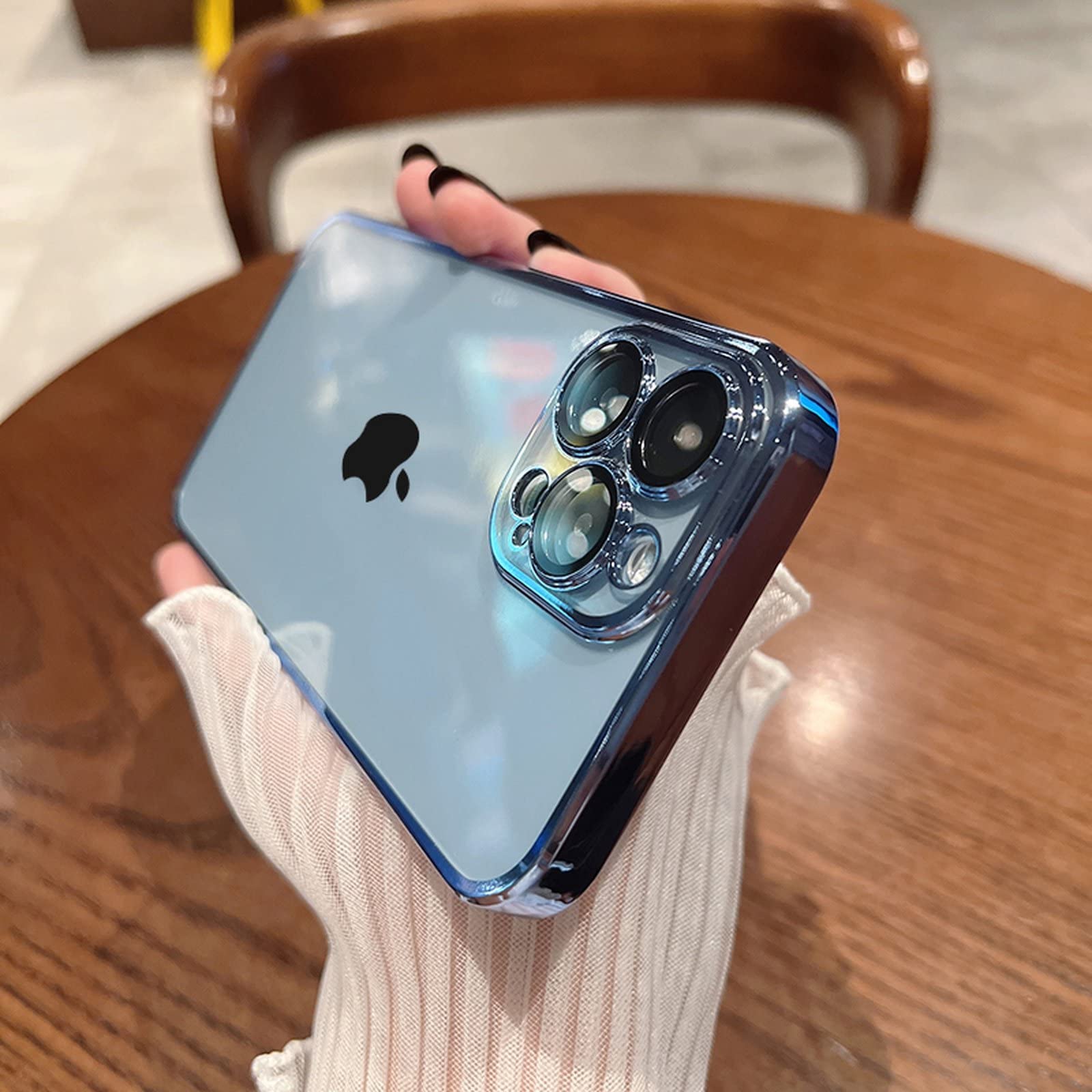 ❤️半額以下❤️iPhone14 ProMx 用高級透明メッキケース 紫 Amazon.co.jp: QziyanD 高級紫メッキクリアケース for iPhone 14