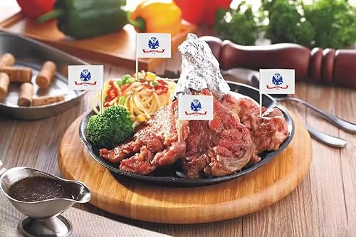 Miniatura 71 de stidsds 100 banderas negras de Estados Unidos con palillos de dientes, mini adornos negros para cupcakes de Estados Unidos, banderas, banderines